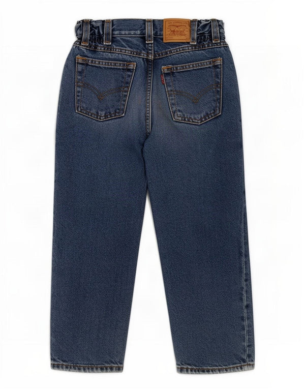 Levi's Girls Tapered Jeans 4-5 Years W20 L17 Blue Cotton
