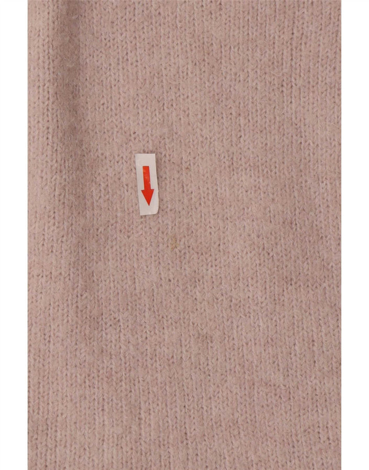 Langer, übergroßer Damen-Cardigan von Zara, Gr. 10, Größe S, Rosa, Polyester