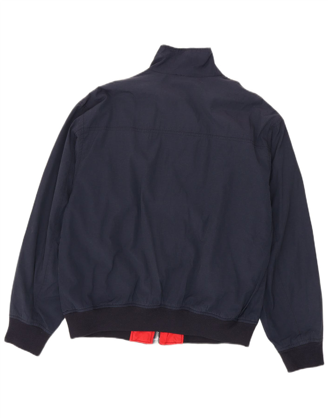 Vintage Herren Bomberjacke IT 48 Mittelmarineblaue Baumwolle