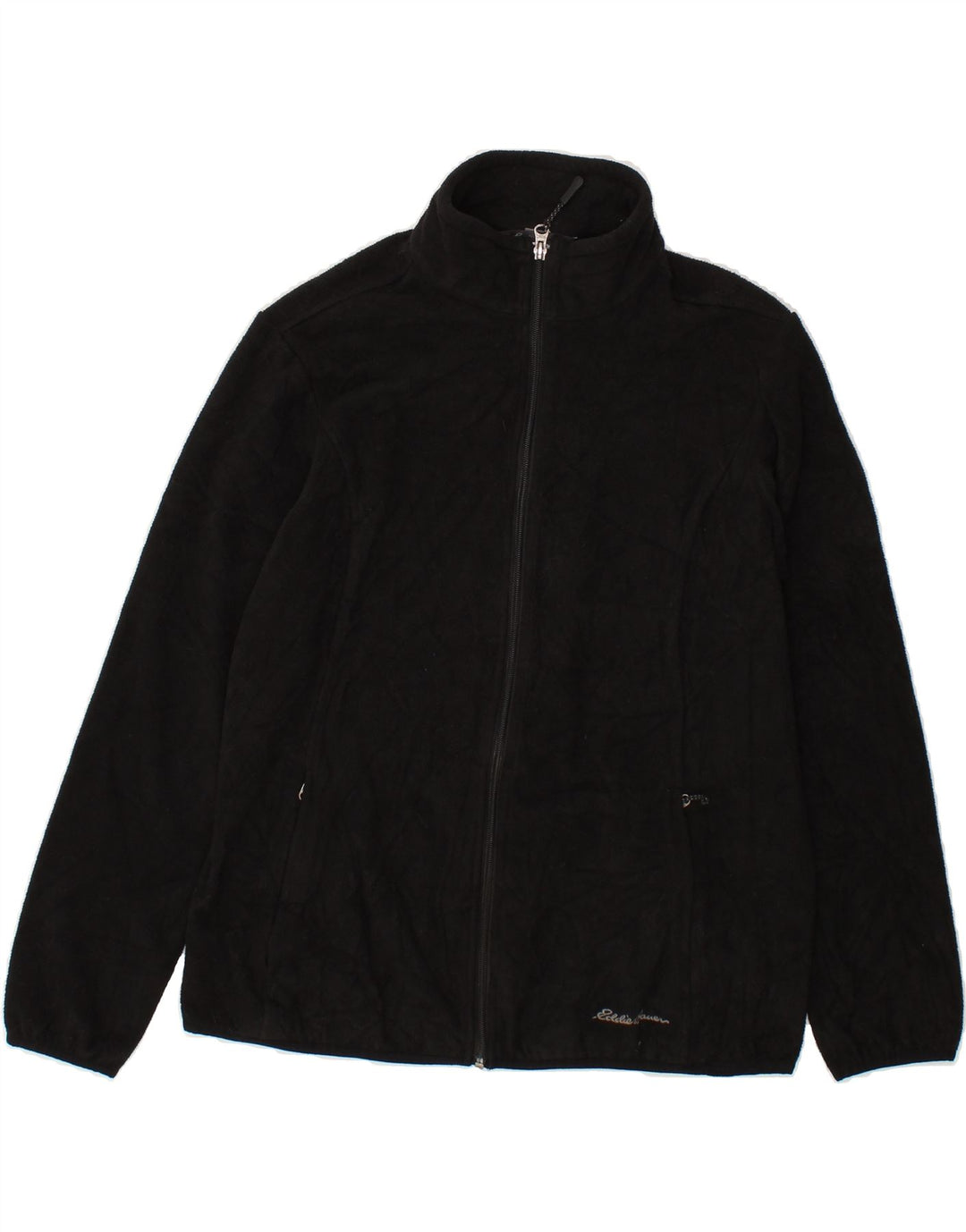 EDDIE BAUER Womens Fleece Jacket UK 16 Large Black Polyester Vintage Eddie Bauer and Second-Hand Eddie Bauer from Messina Hembry 