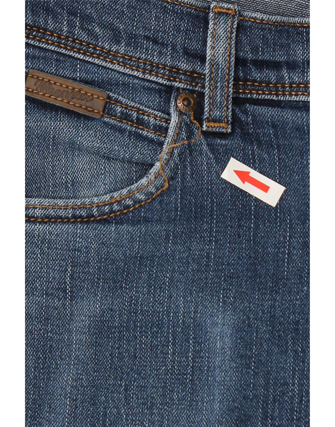 Wrangler Herren Slim Jeans W34 L32 Blaue Baumwolle