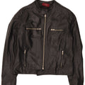 Basile Herren Lederjacke UK 38 Medium Schwarz