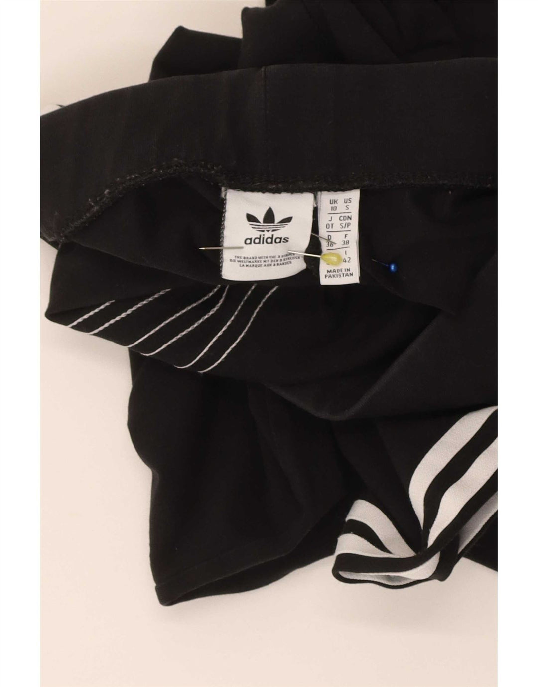 Adidas Damen Leggings UK 10 Small Schwarz