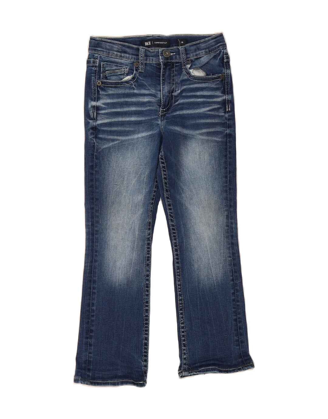 BKE Girls Bootcut Jeans 13-14 Years W24 L23 Blue Vintage BKE and Second-Hand BKE from Messina Hembry 