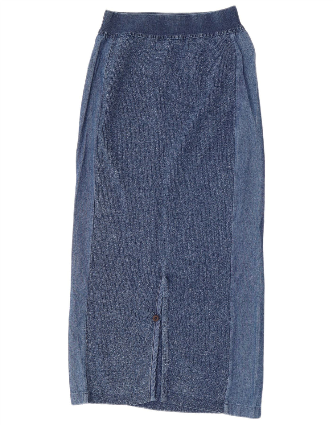 Blue Willi's Damen Midirock Medium W28 Blaue Baumwolle