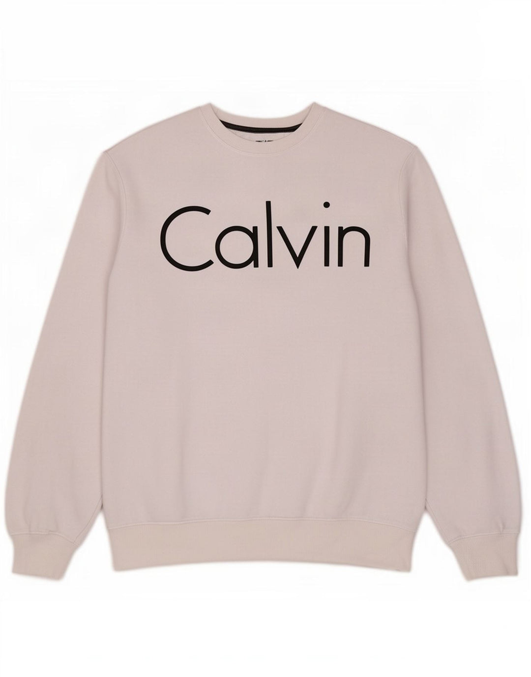 Calvin Klein Herren-Sweatshirt mit Grafik, mittelweiße Baumwolle