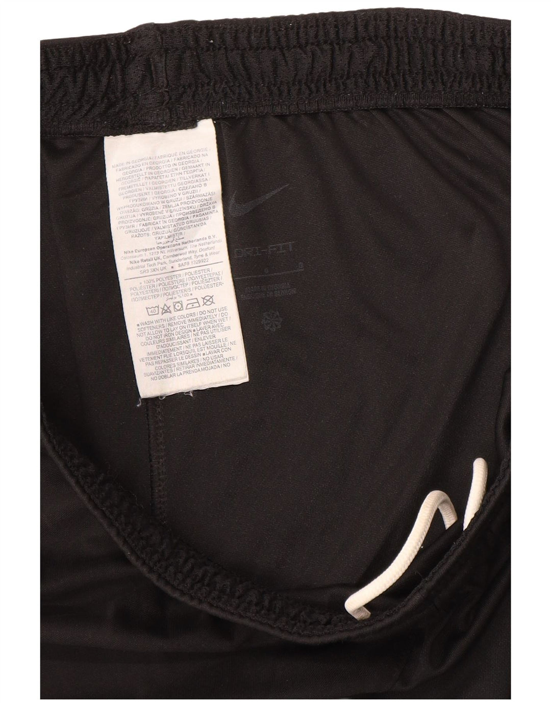 Nike Herren Dri Fit Sportshorts, groß, aus schwarzem Polyester