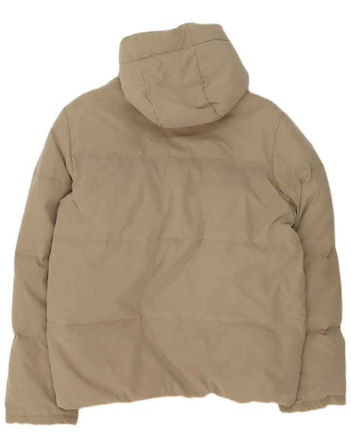 Invicta Herren-Jacke mit Kapuze, gepolstert, UK 40, Größe L, Beige, Polyamid