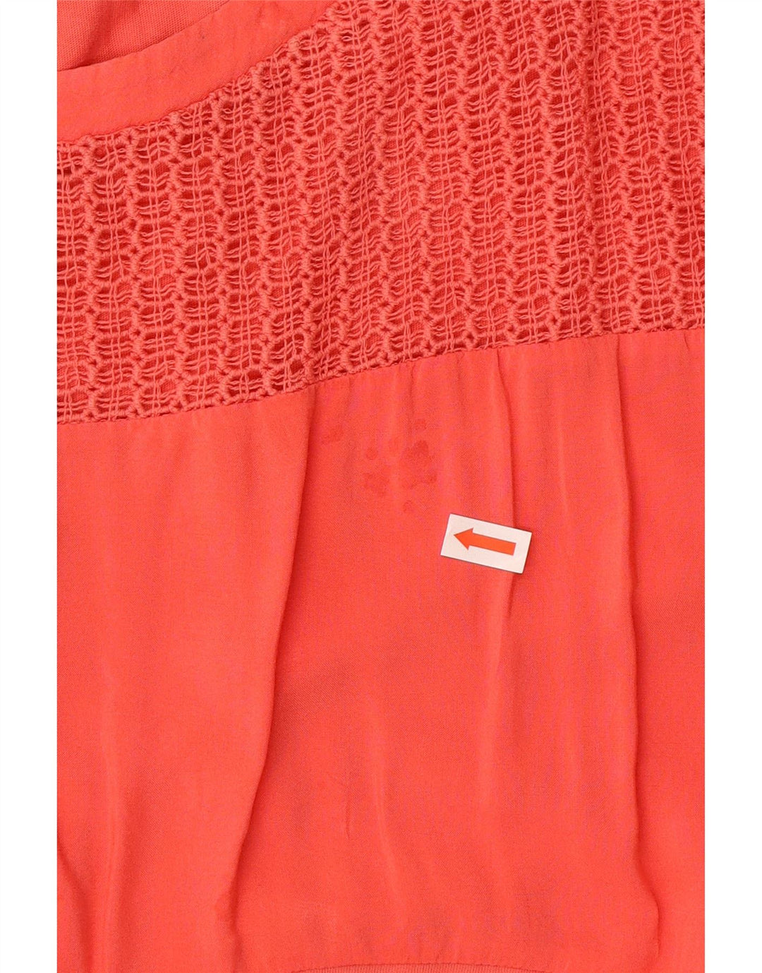 Desigual Damen Bluse Top UK 20 2XL Rosa Baumwolle