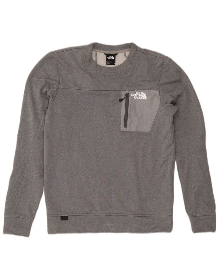 The North Face Herren-Sweatshirt, Pullover, Größe S, Grau, Polyester