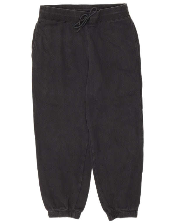 Marks & Spencer Damen-Trainingshose, Jogginghose, UK 12, mittelschwarz, Baumwolle