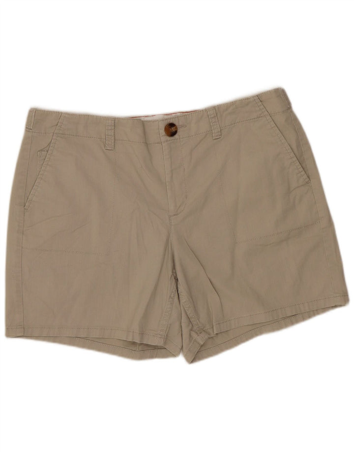 DOCKERS Damen Chino-Shorts US 10 Large W32 Beige Baumwolle