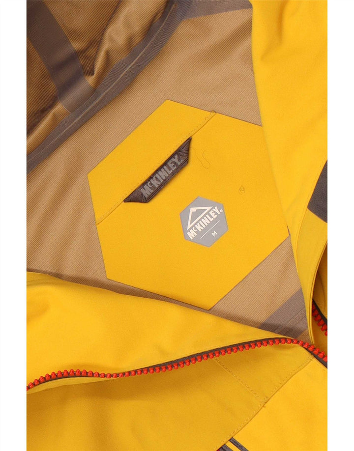 McKinley Herren-Regenjacke mit Kapuze, UK 38, Mittelgelb