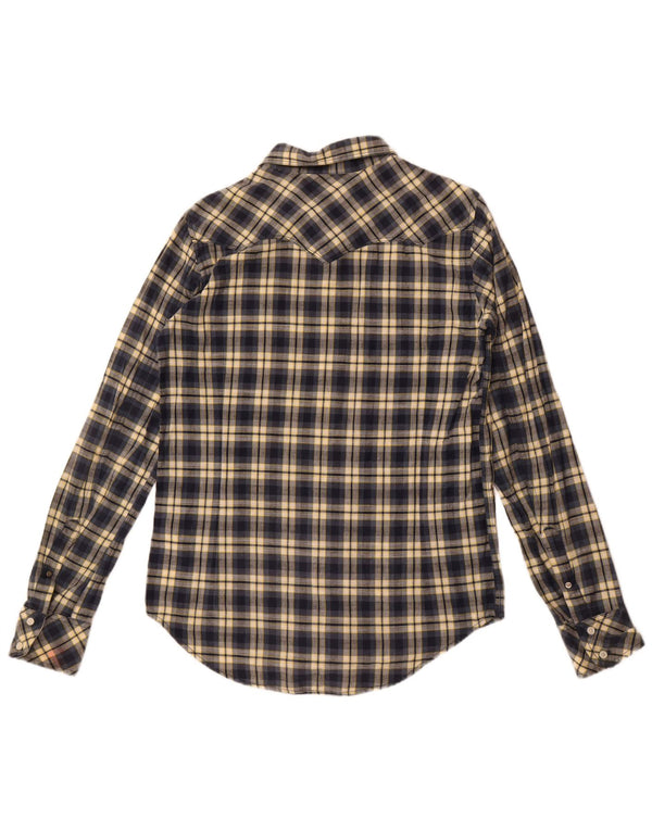 Diesel-Hemd für Jungen, 15–16 Jahre, 2XL, marineblau, kariert, Baumwolle