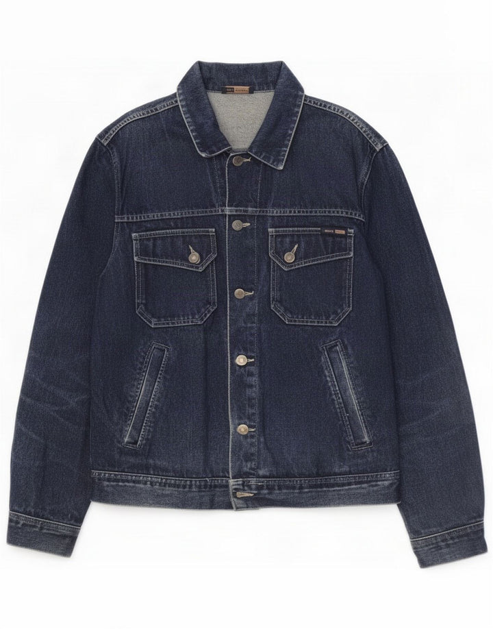 Wit Boy Jeansjacke für Jungen, 13–14 Jahre, groß, marineblau, Baumwolle