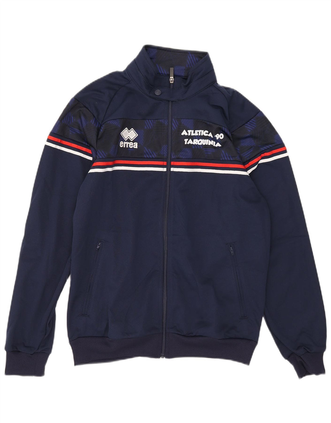 Errea Herren-Trainingsanzugoberteil mit Grafik, mittleres Marineblau, Polyester