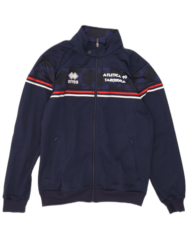 Errea Herren-Trainingsanzugoberteil mit Grafik, mittleres Marineblau, Polyester