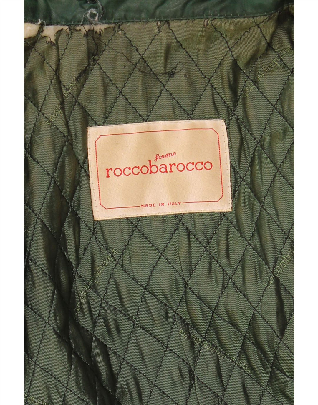 ROCCOBAROCCO Damen Mantel UK 18 XL Grün