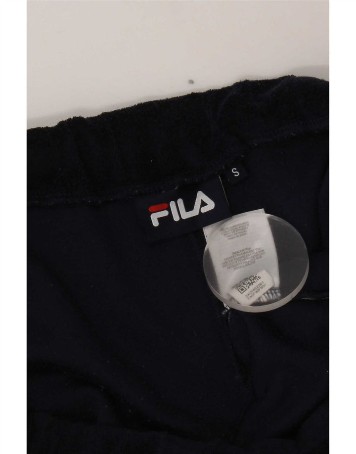 Fila Damen-Sportshorts, Größe S, marineblaue Baumwolle