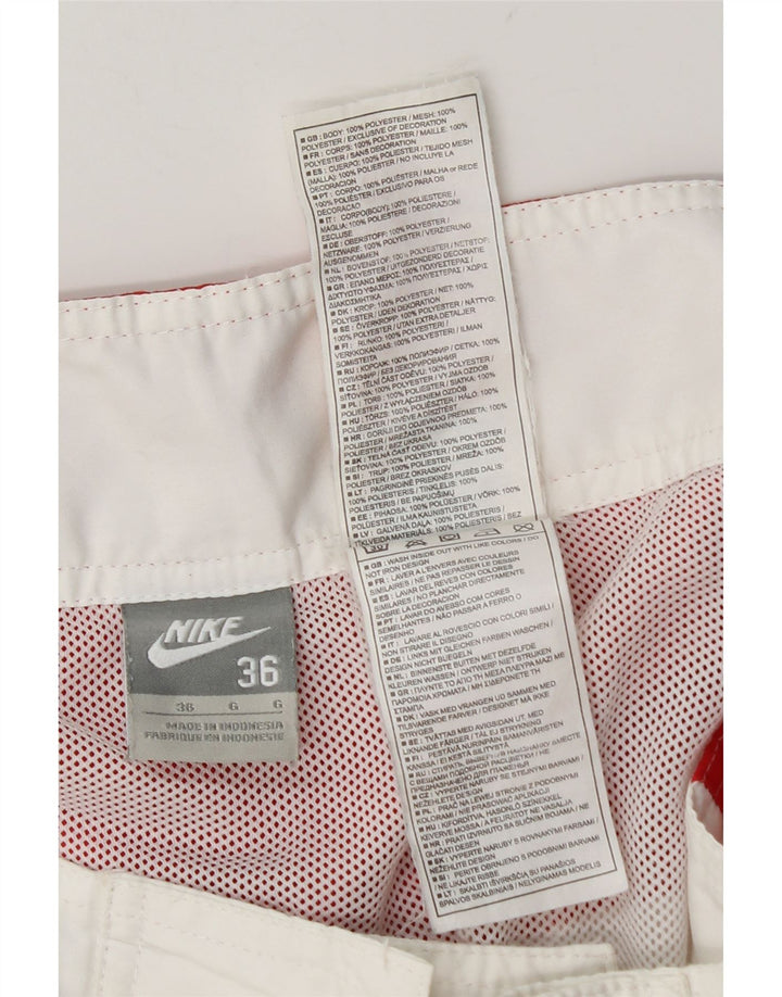 Nike Herren-Badeshorts, groß, weißes Colourblock-Polyester