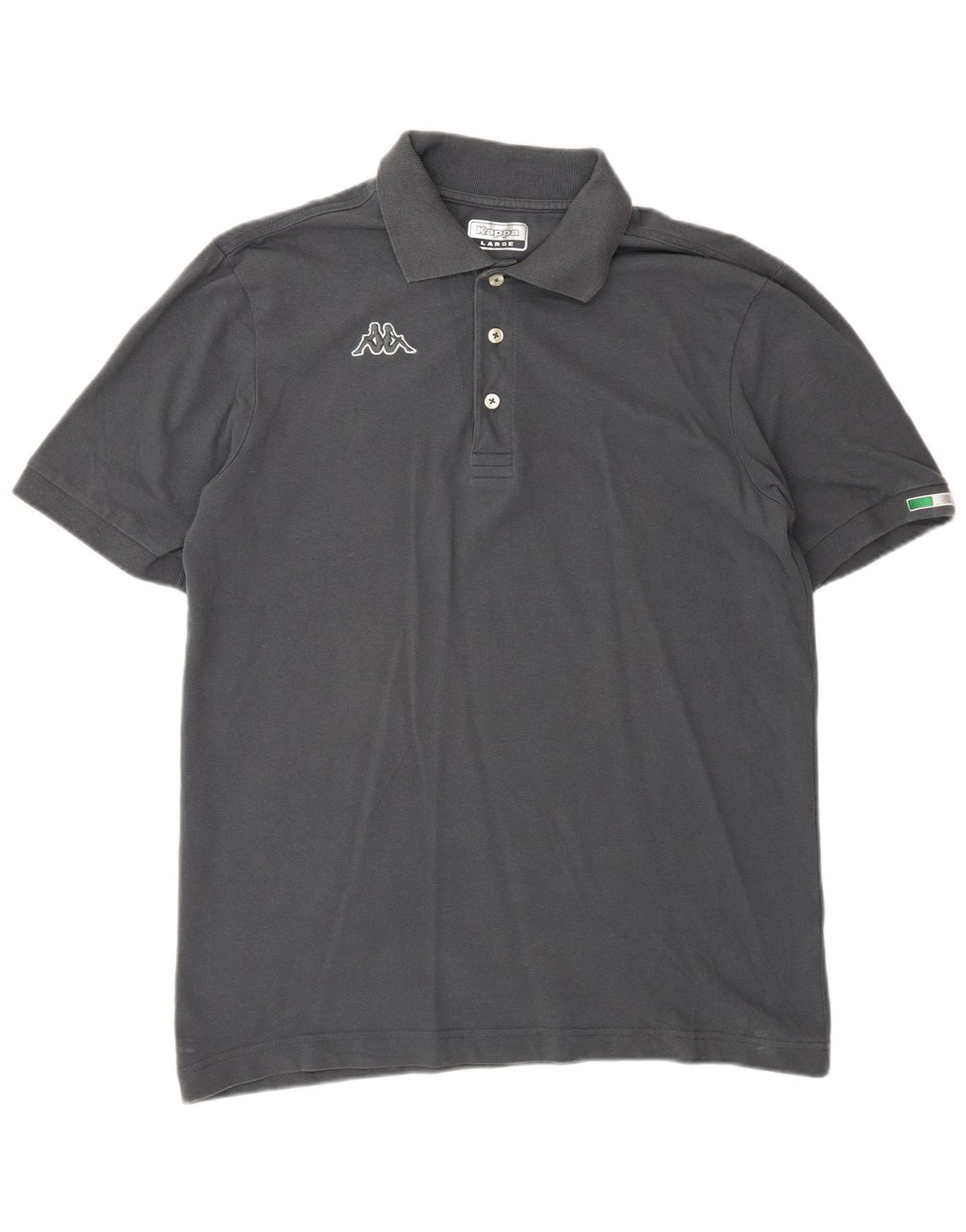 Kappa Herren Poloshirt Large Grau