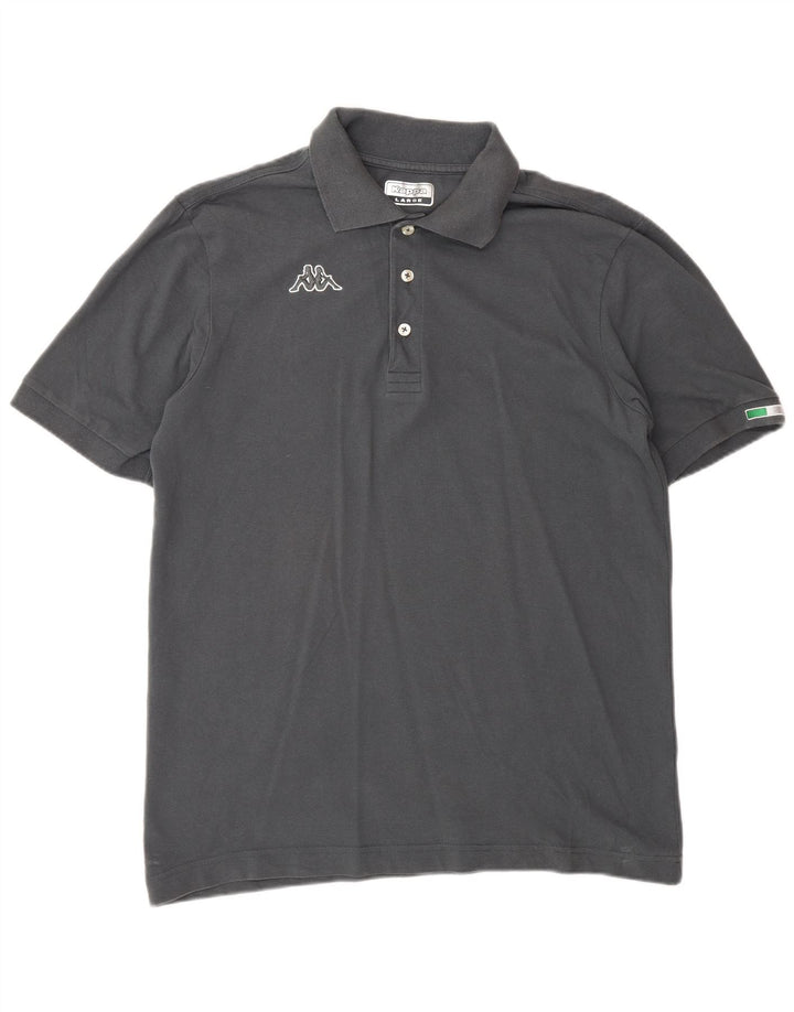 Kappa Herren Poloshirt Large Grau