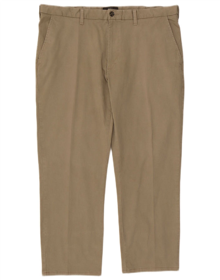 Marks & Spencer Herren-Chinohose, normal, W40, L29, Beige, Baumwolle