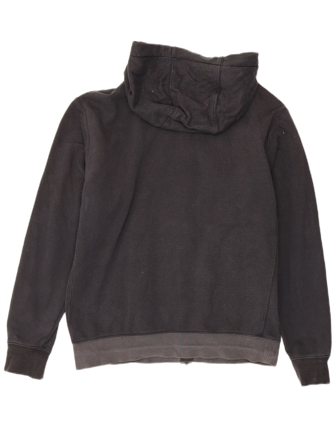 Nike Herren-Kapuzenpullover mit Reißverschluss, Mittelschwarz, Colourblock-Baumwolle