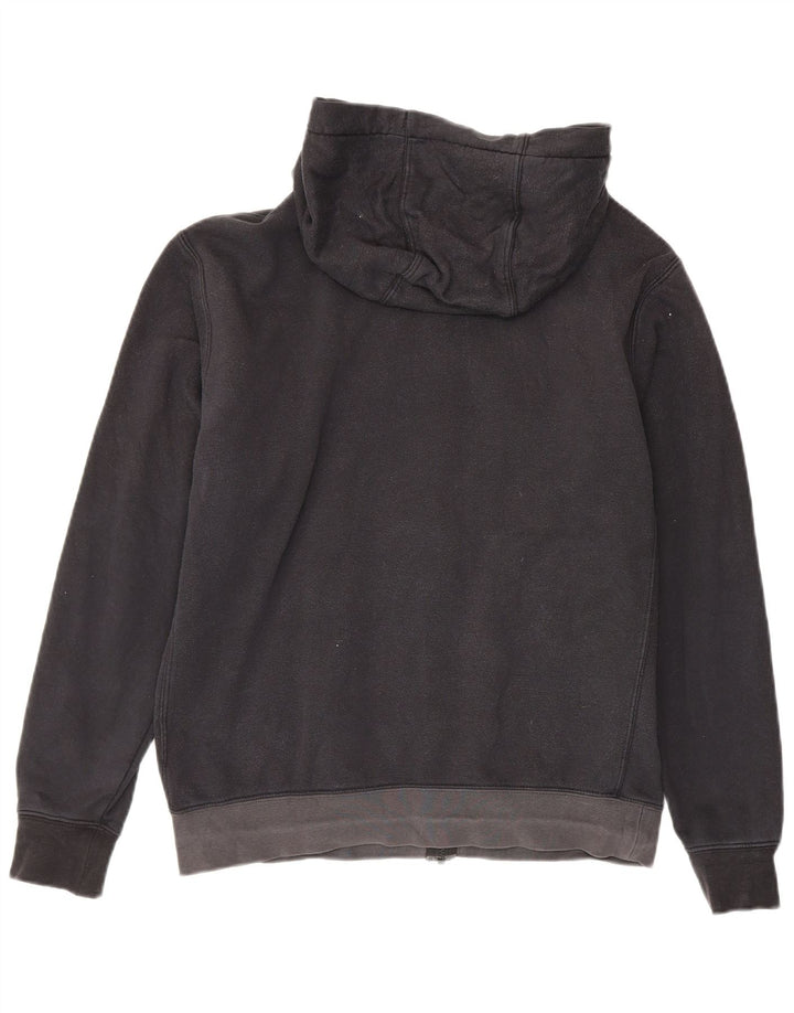 Nike Herren-Kapuzenpullover mit Reißverschluss, Mittelschwarz, Colourblock-Baumwolle