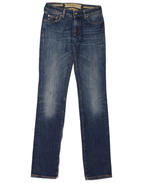 Jacob Cohen Damen Slim Jeans W27 L34 Blaue Baumwolle