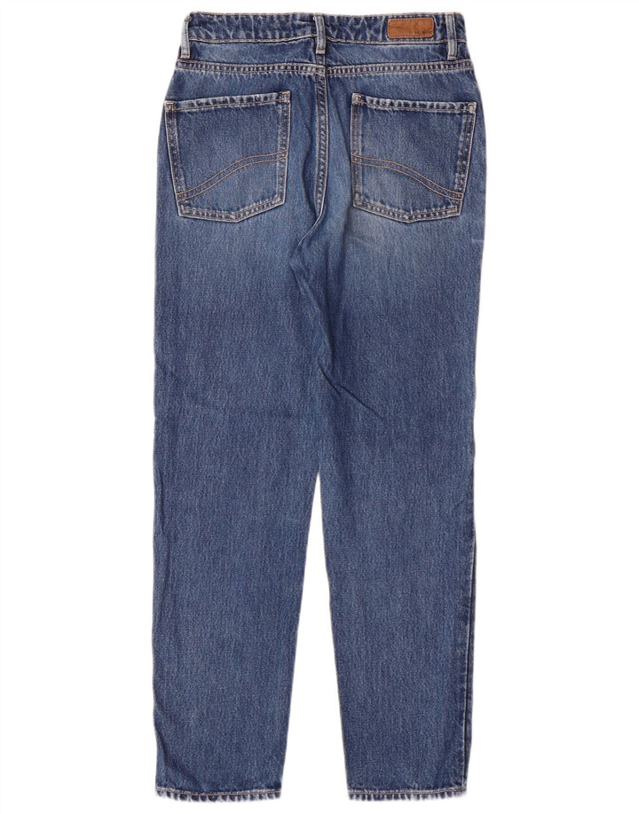 FAT FACE Damen Mom Jean Distressed Slim Jeans UK 6 XS W26 L26 Blaue Baumwolle