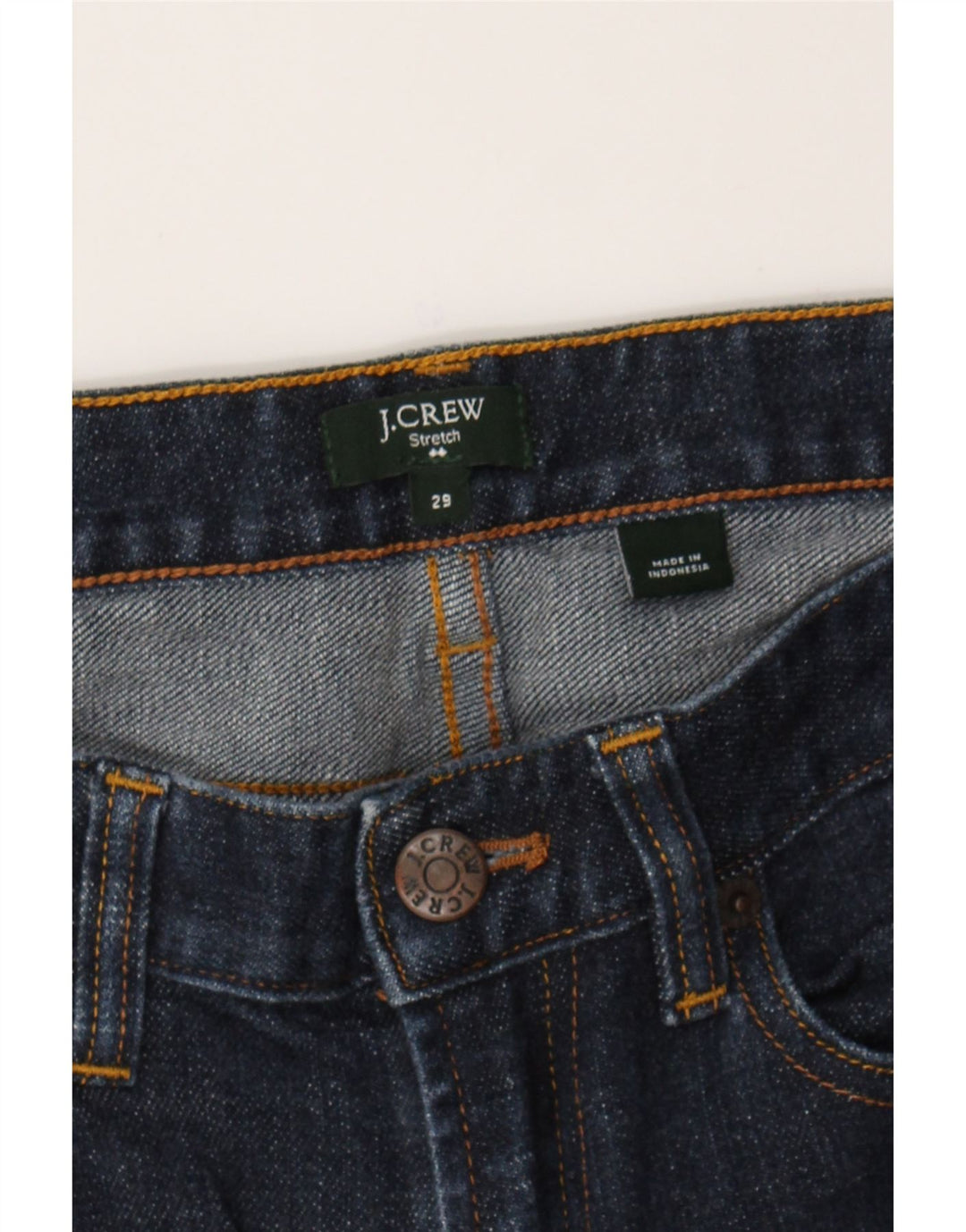 J. CREW Womens Slim Jeans W29 L26 Navy Blue Cotton Vintage J. Crew and Second-Hand J. Crew from Messina Hembry 