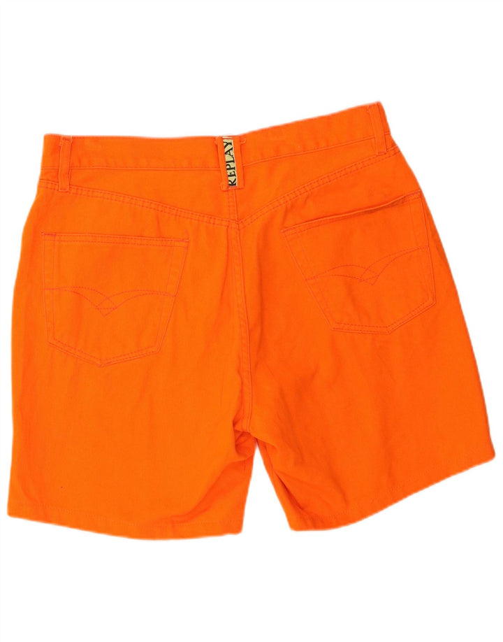Replay Herren Freizeitshorts W36 Large Orange Baumwolle