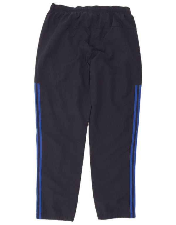 Adidas Herren-Trainingshose, Jogginghose, groß, marineblau, Polyester