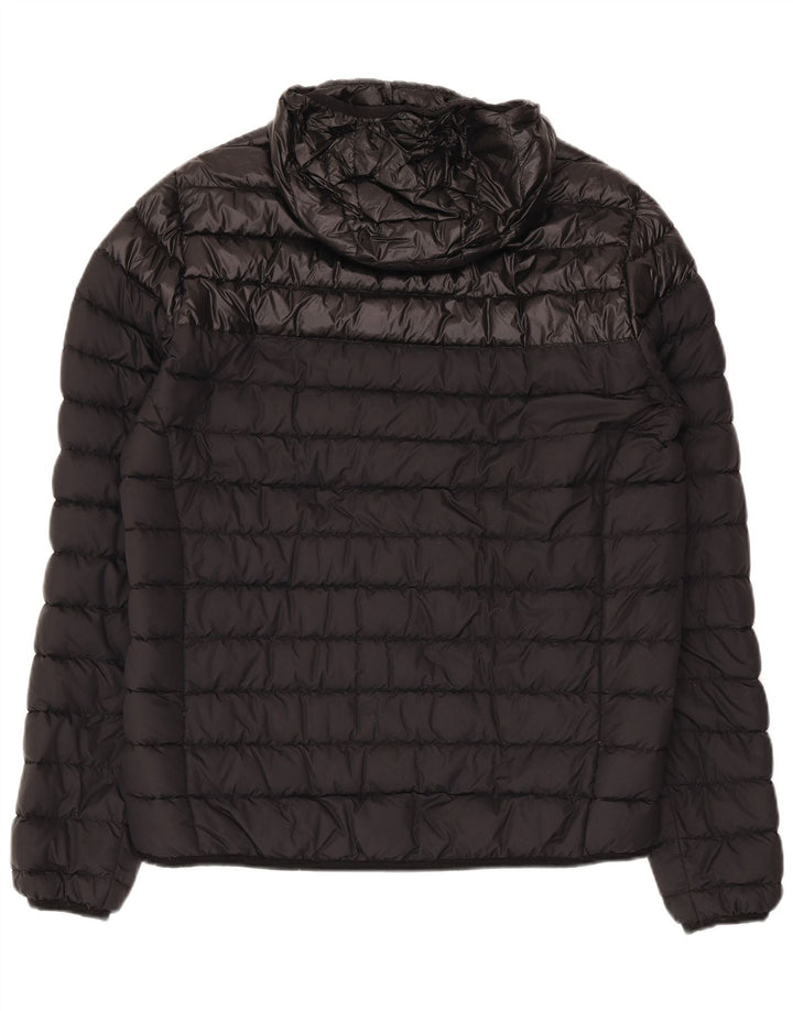 Ciesse Piumini Herren-Jacke mit Kapuze, gepolstert, UK 40, mittelschwarzes Nylon