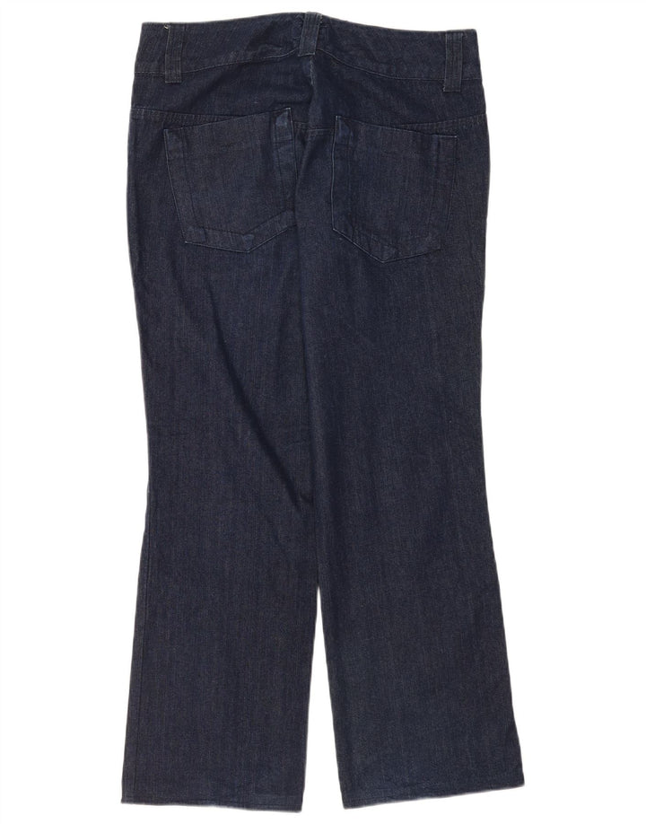 Sergio Tacchini Damen Straight Jeans W31 L30 Marineblaue Baumwolle