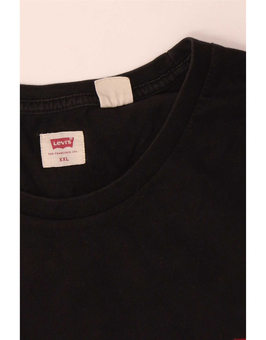 Levi's Herren T-Shirt Top 2XL Schwarz Baumwolle