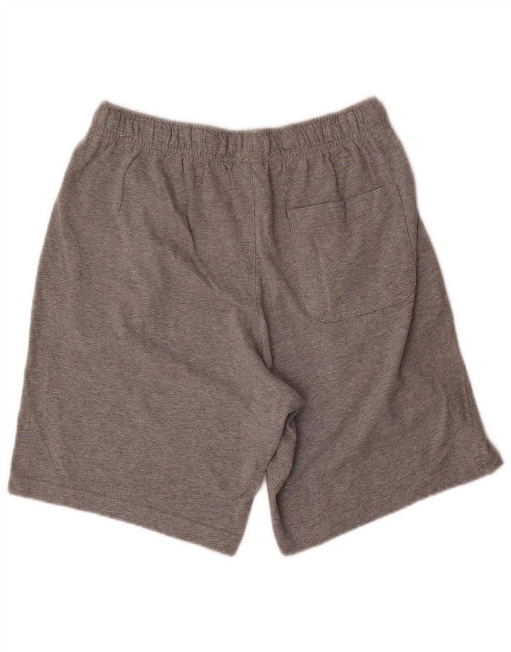 Nike Herren-Sportshorts aus mittelgrau gefleckter Baumwolle