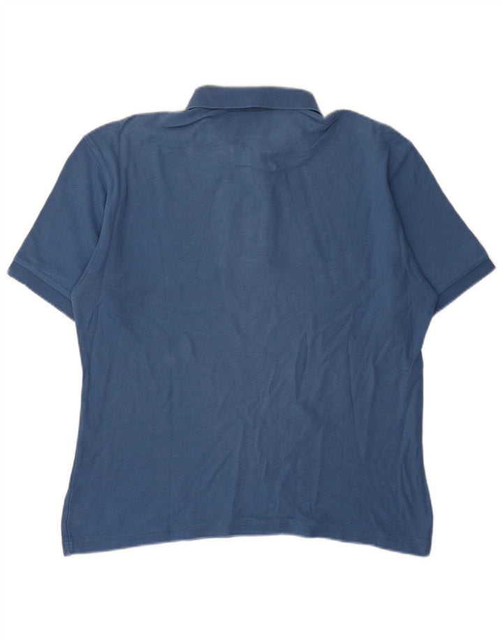 Fila Herren Poloshirt IT 48 Mittelblaue Baumwolle