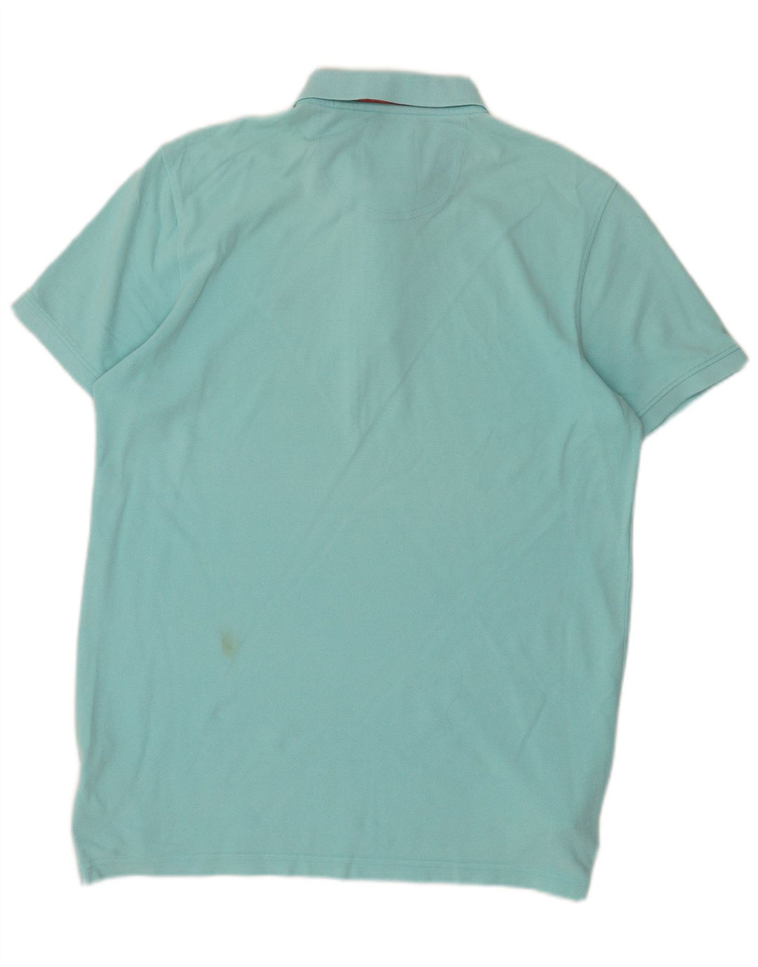 CREW CLOTHING Herren-Poloshirt aus mitteltürkisfarbener Baumwolle