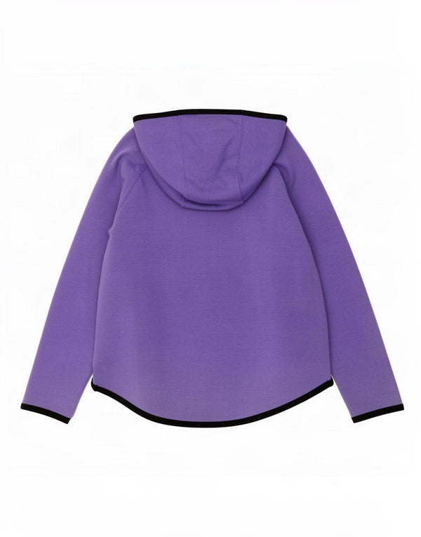 Nike Mädchen-Kapuzenpullover mit Reißverschluss, 10–11 Jahre, mittelviolette Baumwolle