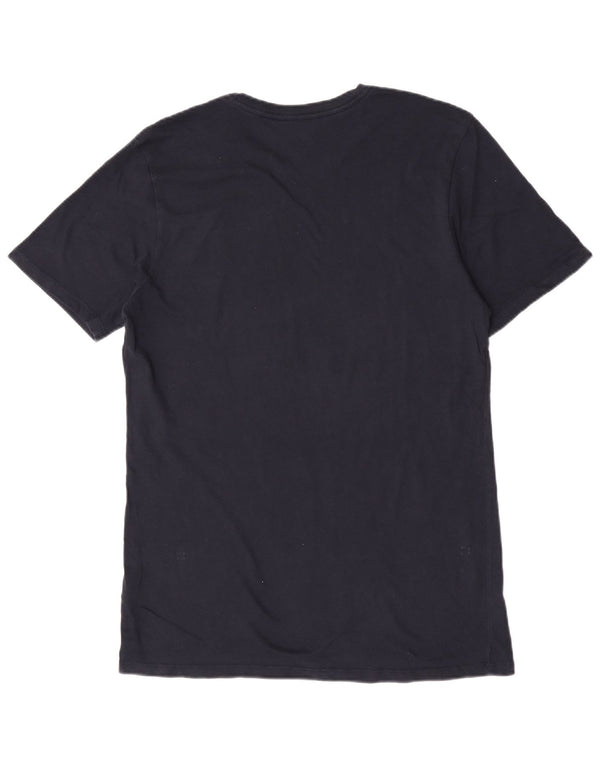 Nike Herren-T-Shirt mit athletischem Schnitt, mittelgroß, marineblau, Baumwolle
