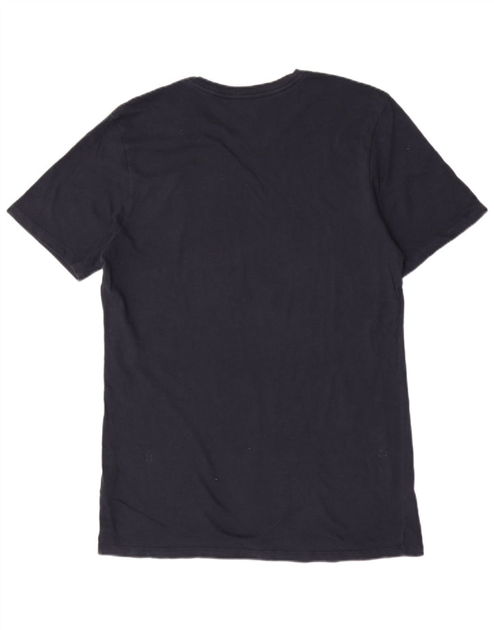 Nike Herren-T-Shirt mit athletischem Schnitt, mittelgroß, marineblau, Baumwolle