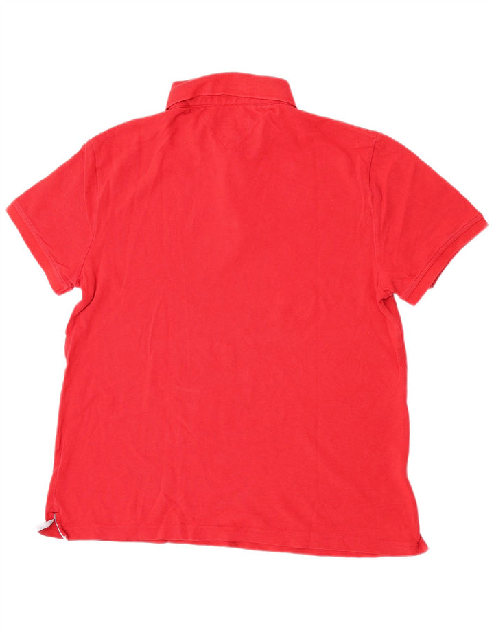 Tommy Hilfiger Herren Poloshirt Large Rot