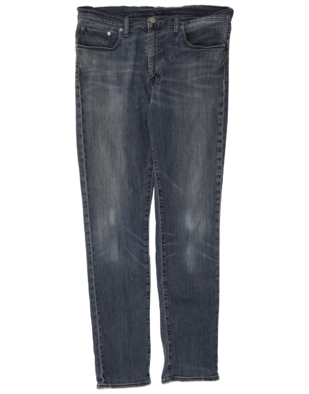 LEVI'S Herren Slim Jeans W36 L32 Blaue Baumwolle