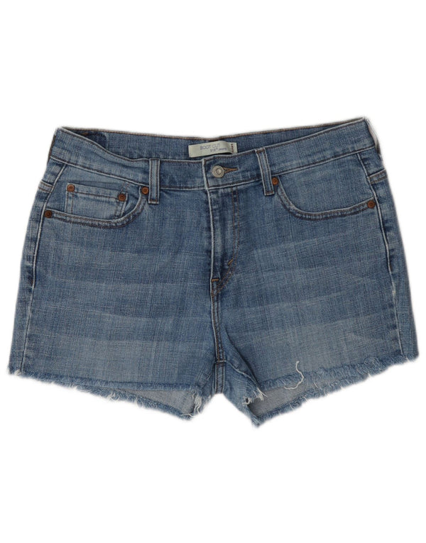 Levi's Damen 515 Denim Shorts US 10 Large W34 Blaue Baumwolle