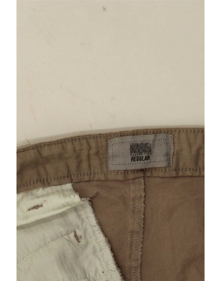 Marks & Spencer Herren-Chinoshorts, normal, W34, Größe L, Beige