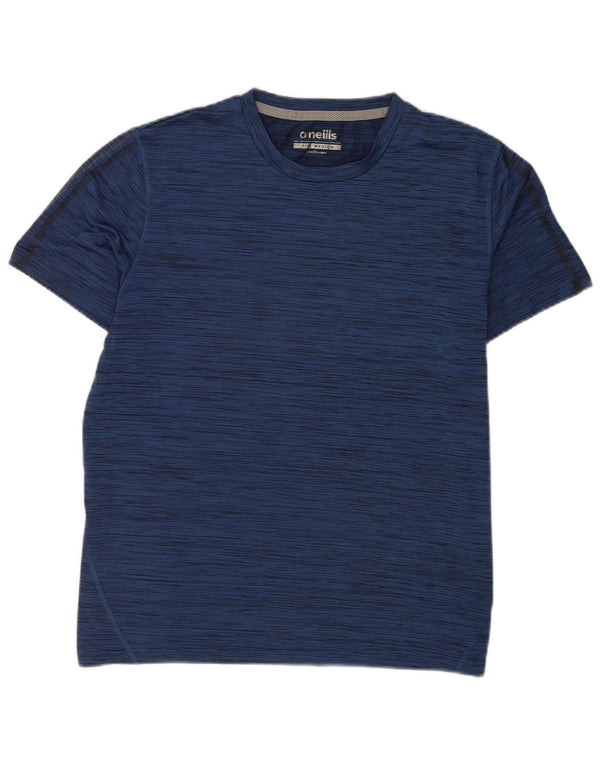O'Neill Mens T-Shirt Top Medium Blue Flecked Polyester