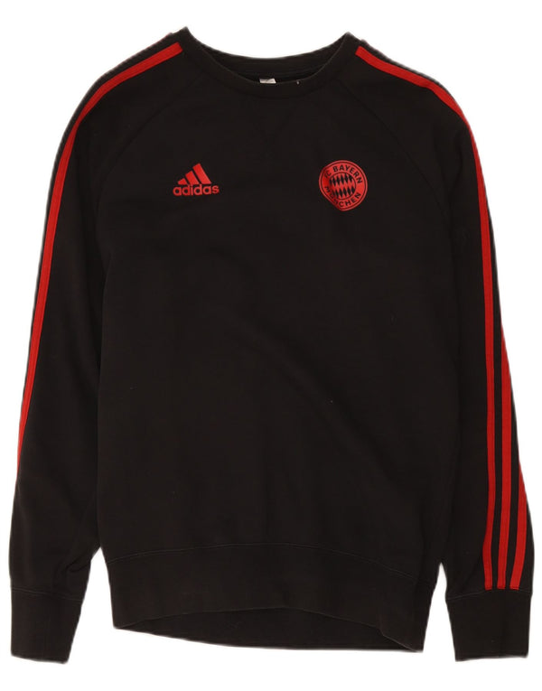 Adidas Herren FC Bayern München Sweatshirt Pullover Small Schwarz Baumwolle