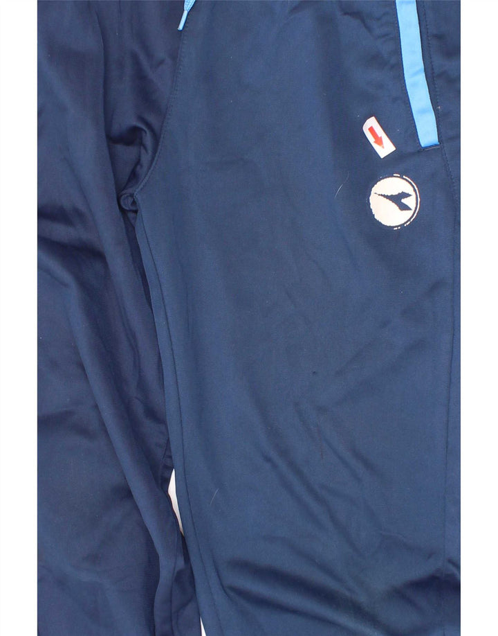 Diadora Jungen-Trainingshose, Jogginghose, 9–10 Jahre, marineblaues Polyester